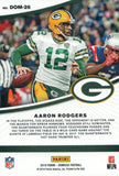 DOM-26 Aaron Rodgers The Dominators Green Bay Packers 2019 Donruss Football  Card