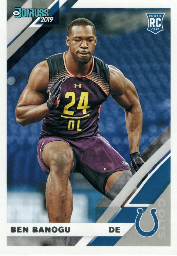 #274 Ben Banogu Rookie Indianapolis Colts 2019 Donruss Football  Card