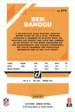 #274 Ben Banogu Rookie Indianapolis Colts 2019 Donruss Football  Card