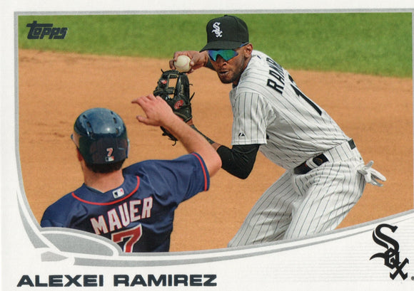 #395 Alexei Ramirez Chicago White Sox 2013 Topps Baseball Card