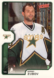 #68 Sergei Zubov Dallas Stars 2002-03 Upper Deck Victory Hockey Card