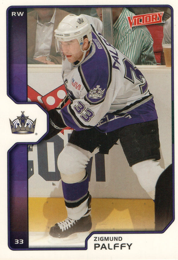 #99 Zigmund Palffy Los Angeles Kings 2002-03 Upper Deck Victory Hockey Card