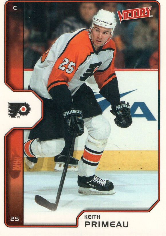 #159 Keith Primeau Philadelphia Flyers 2002-03 Upper Deck Victory Hockey Card