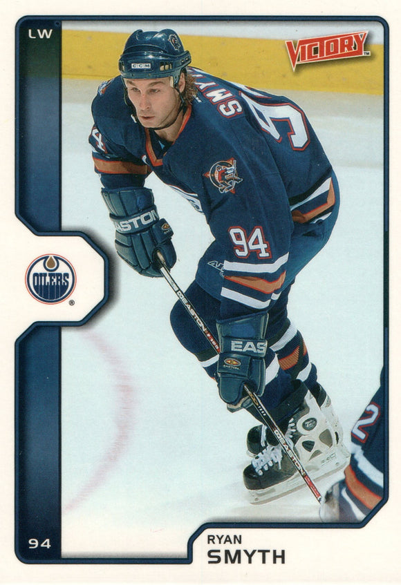 #83 Ryan Smith Edmonton Oilers 2002-03 Upper Deck Victory Hockey Card