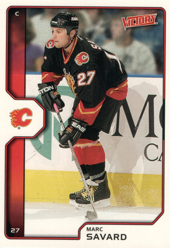 #33 Marc Savard Calgary Flames 2002-03 Upper Deck Victory Hockey Card