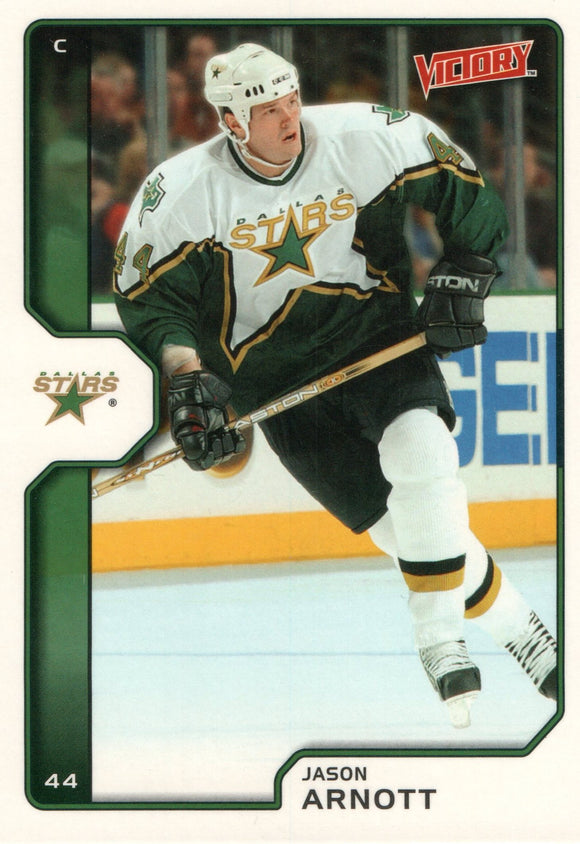 #65 Jason Arnott Dallas Stars 2002-03 Upper Deck Victory Hockey Card