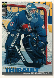 #316 Jocelyn Thibault Quebec Nordiques 1995-96 Upper Deck Collector's Choice Hockey Card