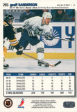 #293 Geolf Sanderson Hartford Whalers 1995-96 Upper Deck Collector's Choice Hockey Card