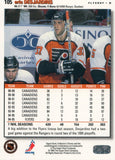 #105 Eric Desjardins Philadelphia Flyers 1995-96 Upper Deck Collector's Choice Hockey Card