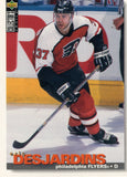 #105 Eric Desjardins Philadelphia Flyers 1995-96 Upper Deck Collector's Choice Hockey Card