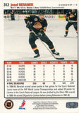#312 Josef Beranek Vancouver Canucks 1995-96 Upper Deck Collector's Choice Hockey Card