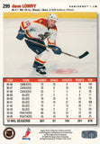 #299 Dave Lowry Florida Panthers 1995-96 Upper Deck Collector's Choice Hockey Card