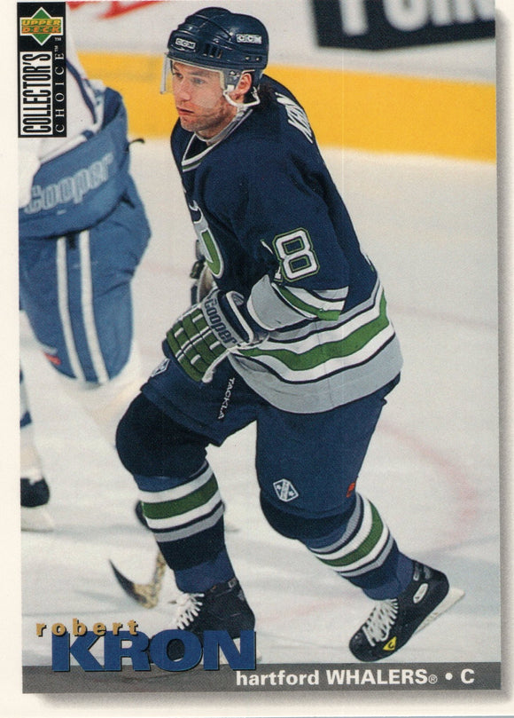 #298 Robert Kron Hartford Whalers 1995-96 Upper Deck Collector's Choice Hockey Card