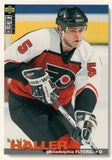 #295 Kevin Haller Phildelphia Flyers 1995-96 Upper Deck Collector's Choice Hockey Card