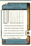 #21 Martin Lapointe Boston Bruins 2002-03 Upper Deck Victory Hockey Card