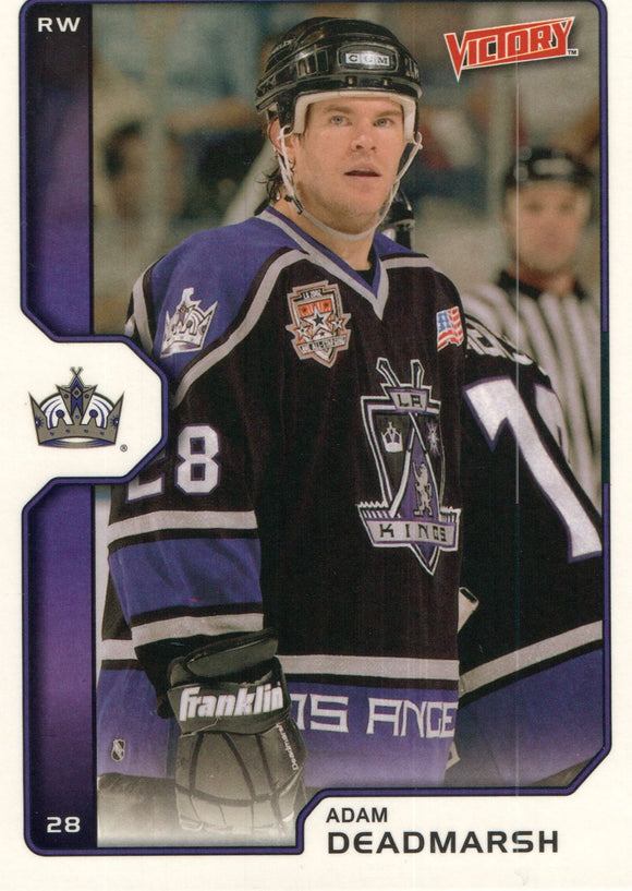 #95 Adam Deadmarsh Los Angeles Kings 2002-03 Upper Deck Victory Hockey Card