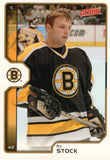 #17 P.J. Stock Boston Bruins 2002-03 Upper Deck Victory Hockey Card