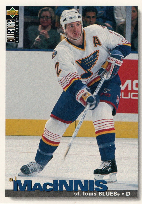 #313 Al Macinnis St Louis Blues 1995-96 Upper Deck Collector's Choice Hockey Card