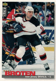 #285 Neal Broten New Jersey Devils 1995-96 Upper Deck Collector's Choice Hockey Card