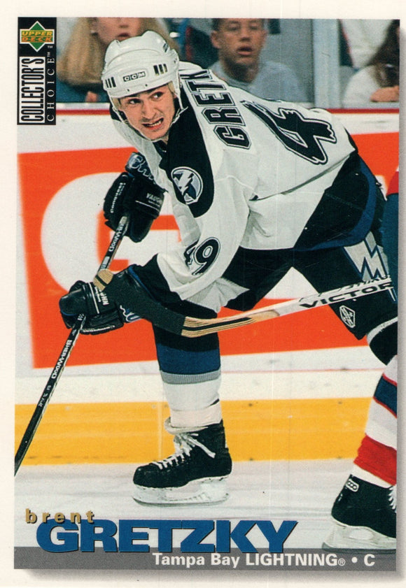 #281 Brent Gretzky Tampa Bay Lightning 1995-96 Upper Deck Collector's Choice Hockey Card