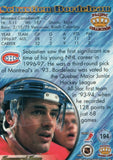 #194 Sebastien Bordeleau Montreal Canadiens 1997-98 Pacific Collection Hockey Card