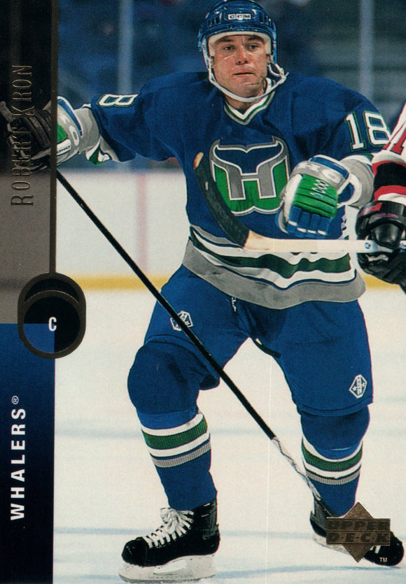 #408 Robert Kron Hartford Whalers 1995-96 Upper Deck Hockey Card