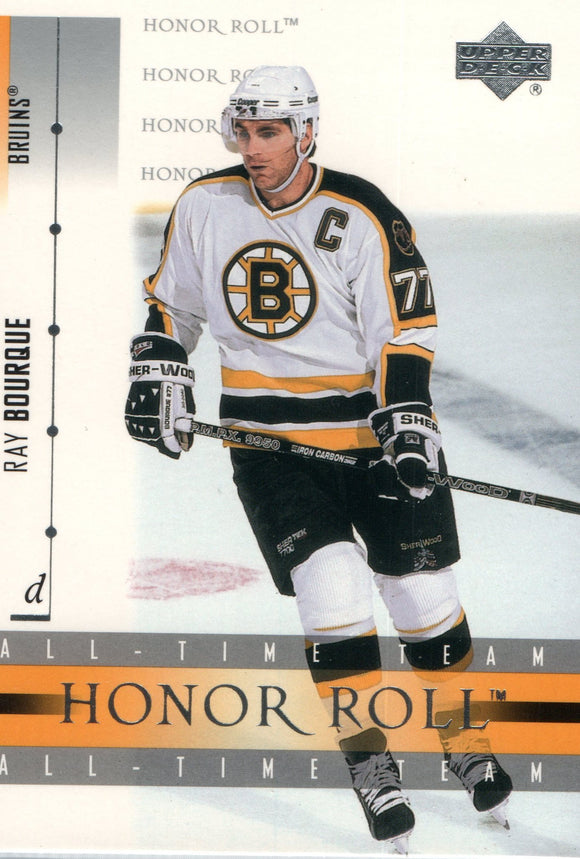 #5 Ray Bourque Boston Bruins 2002-03 Upper Deck Honor Roll Hockey  Card
