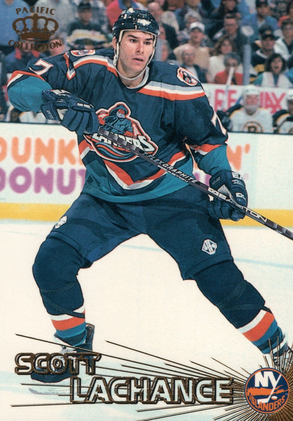 #85 Scott Lachance New York Islanders 1997-98 Pacific Collection Hockey Card