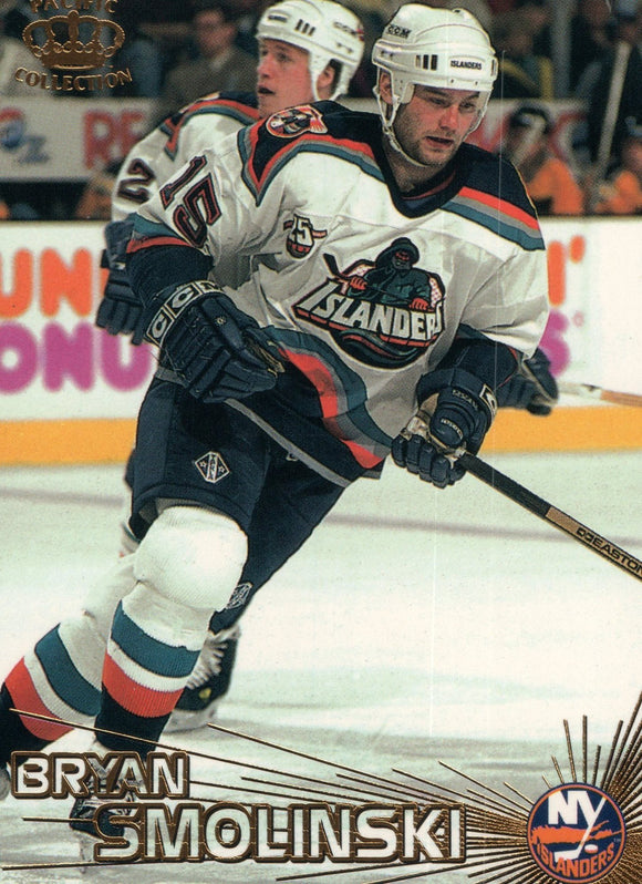 #196 Bryan Smolinski New York Islanders 1997-98 Pacific Collection Hockey Card
