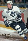 #127 Fredrik Modin Toronto Maple Leafs 1997-98 Pacific Collection Hockey Card