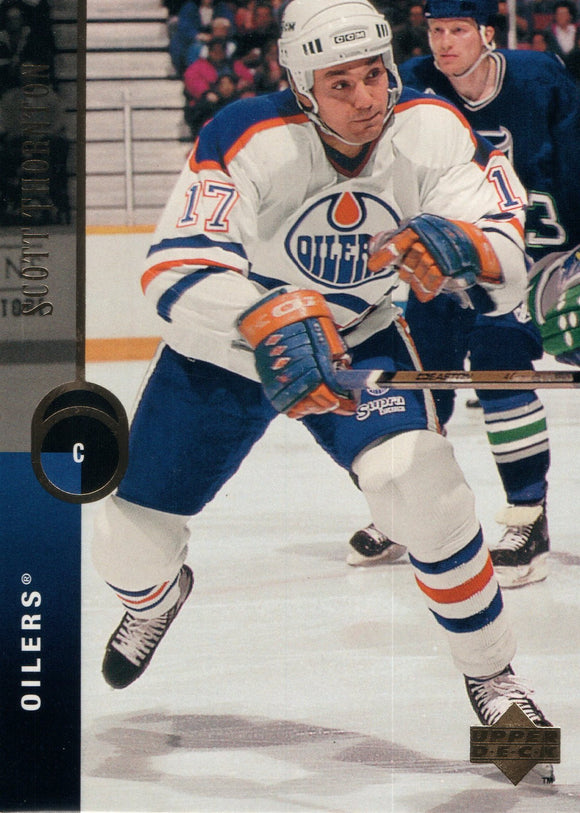 #426 Scott Thornton Edmonton Oilers 1995-96 Upper Deck Hockey Card