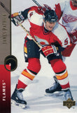#424 James Patrick Calgary Flames 1995-96 Upper Deck Hockey Card