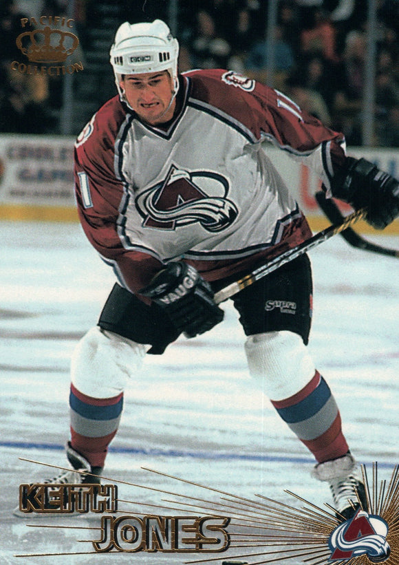 #291 Keith Jones Colorado Avalanche 1997-98 Pacific Collection Hockey Card