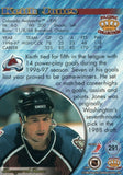 #291 Keith Jones Colorado Avalanche 1997-98 Pacific Collection Hockey Card