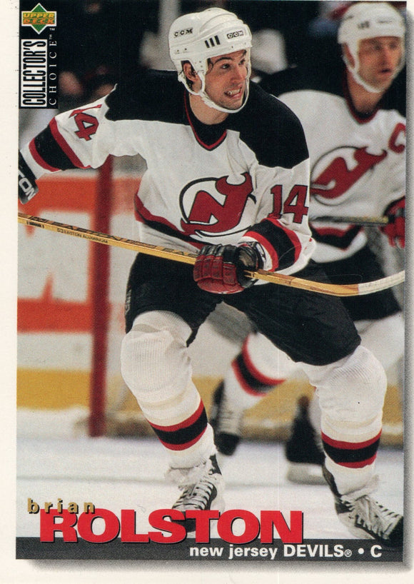 #273 Brian Rolston New Jersey Devils 1995-96 Upper Deck Collector's Choice Hockey Card