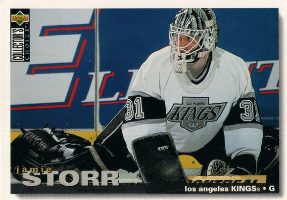 #213 Jamie Storr Los Angeles Kings 1995-96 Upper Deck Collector's Choice Hockey Card
