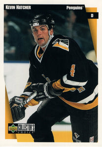 #207 Kevin Hatcher Pittsburgh Penguins 1997-98 Upper Deck Choice Hockey Card