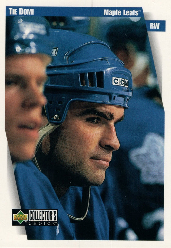 #253 Tie Domi Toronto Maple Leafs 1997-98 Upper Deck Choice Hockey Card