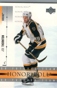 #26 Joe Thornton Boston Bruins 2002-03 Upper Deck Honor Roll Hockey  Card