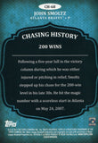 CH-68 John Smoltz Chasing History Atlanta Braves 2013 Topps Baseball Card