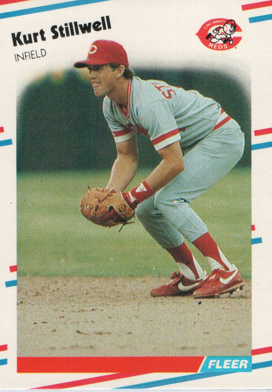 #248 Kurt Stillwell  Cincinnati Reds 1988 Fleer Baseball Card OA