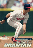 #42 Russell Branyan  Cleveland Indians 2001 Fleer  Baseball Card OA
