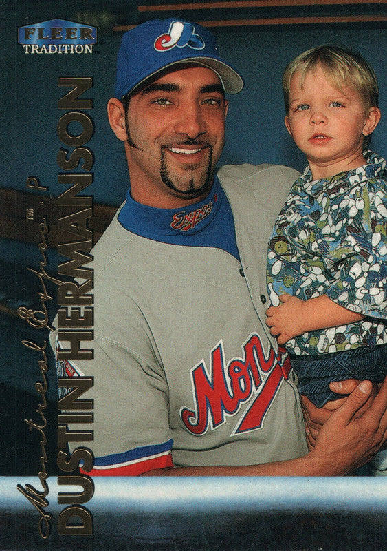 #163 Dustin Hermanson Montreal Expos 1999 Fleer Tradition Baseball Card OB