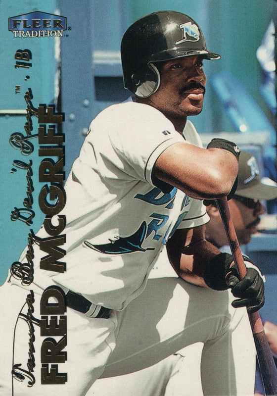 201 Fred McGriff Tampa Bay Devil Rays 1999 Fleer Tradition Baseball C –  GwynnSportscards