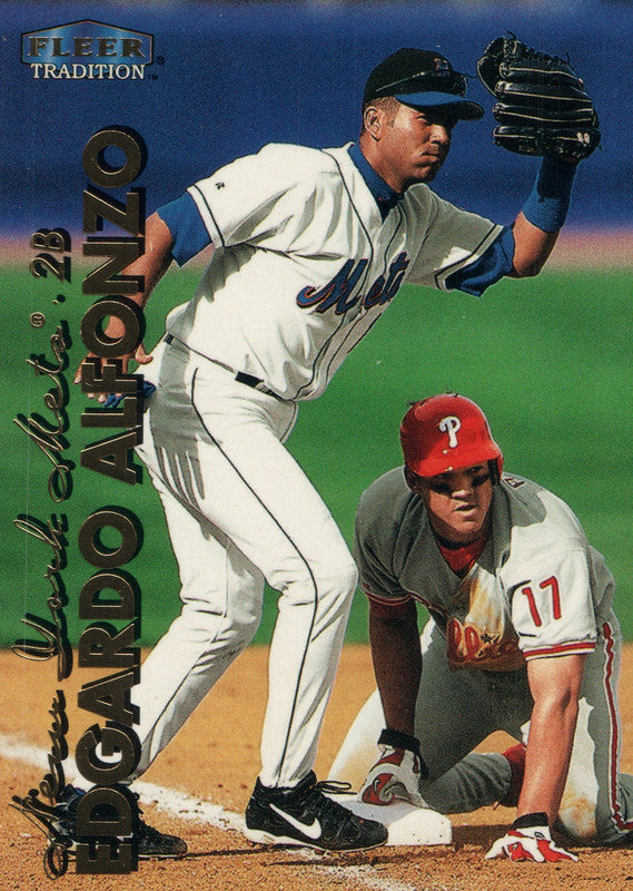 #68 Edgardo Alfonzo New York Mets 1999 Fleer Tradition Baseball Card OC