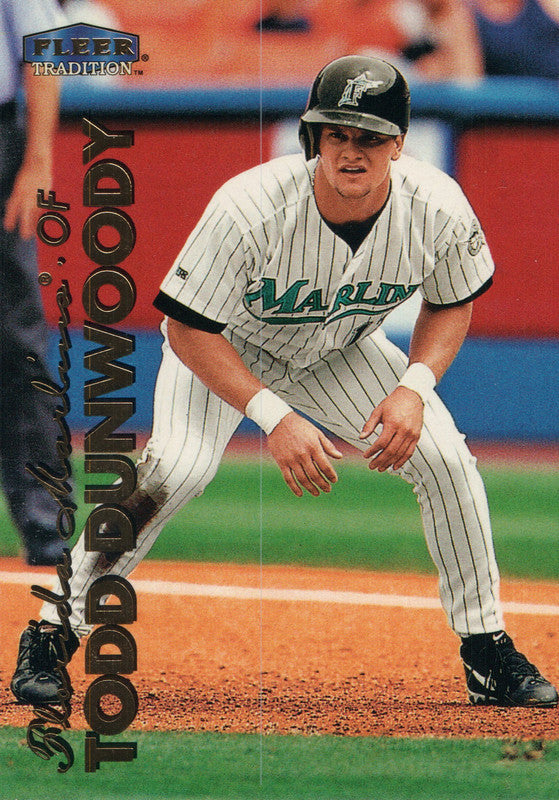 #60 Todd Dunwoody Florida Marlins 1999 Fleer Tradition Baseball Card OC