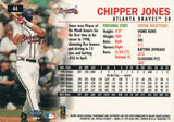 #44 Chipper Jones Atlanta Braves 1999 Fleer Tradition Baseball Card OC
