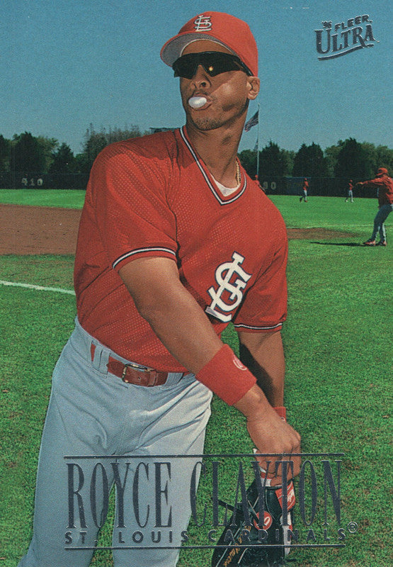 #544 Royce Clayton  St Louis Cardinals 1996 Fleer Ultra Baseball Card OD