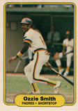 #582 Ozzie Smith San Diego Padres 1982 Fleer Baseball Card OD