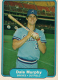 #443 Dale Murphy Atlanta Braves 1982 Fleer Baseball Card OD
